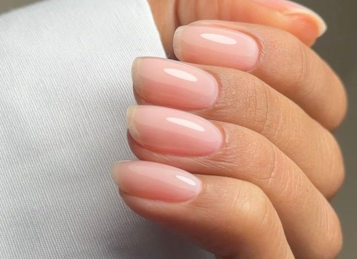 Builder gel natural nail overlays builder gel nails 736x533 - Builder gel natural nail overlays